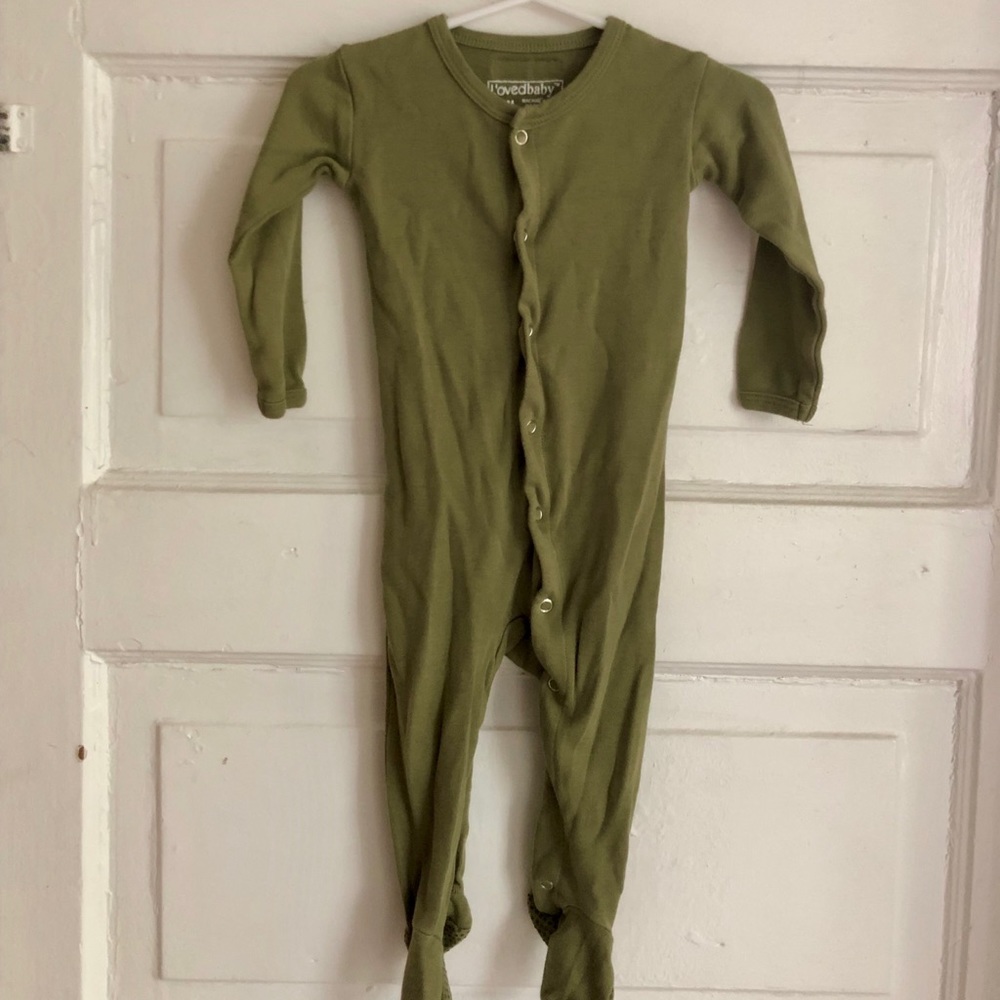L’ovedbaby Unisex Organic Cotton Footed Overall